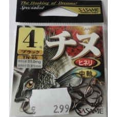 Anzois Sasame TN-05 nº4 Black Nickel  20 Pcs